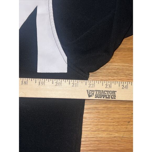 Famous Stars And Straps Hoodie Sz Medium Black Y2K 90s Grunge Skater Spell Out - Picture 8 of 9